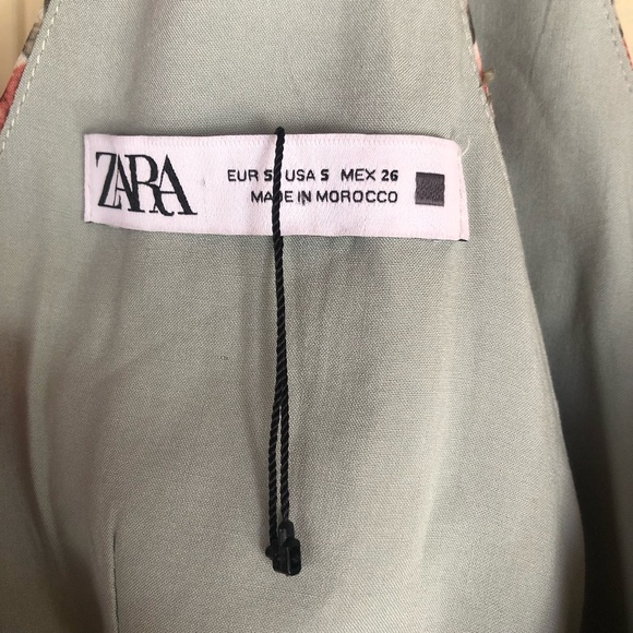 Zara Floral Chiffon Dress - Picture 3 of 3